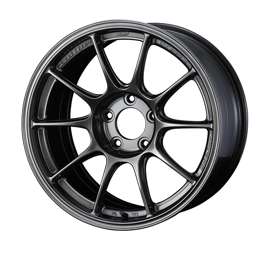 WedsSport TC105X AMF Wheel - 17x9 / 5x100 / Offset +35 (Face: MR) (EJ Titan)