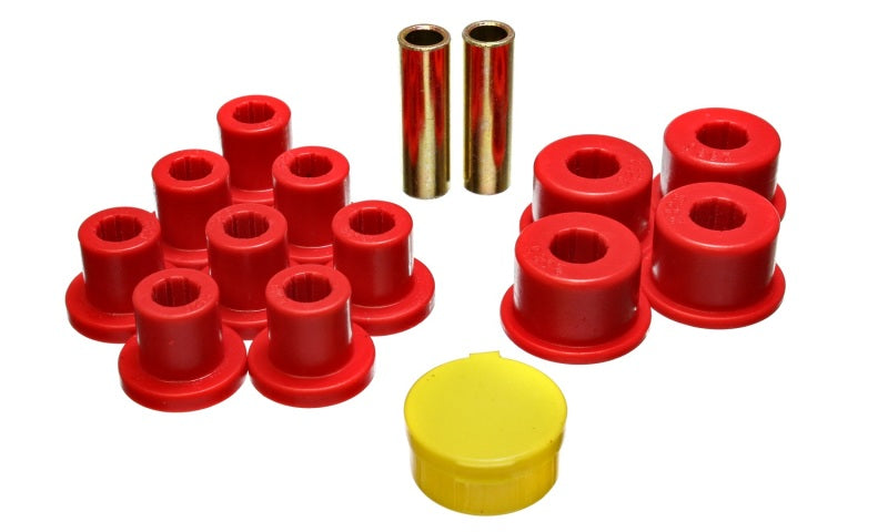 Energy Suspension 6/74-80 MG MGB Red Rear Leaf Spring Bushing Set