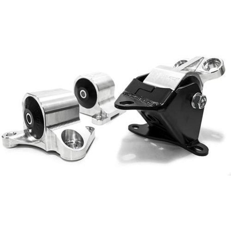 Innovative 96-00 Civic B/D Series Silver Aluminum Mounts 95A Bushings (2 Bolt)