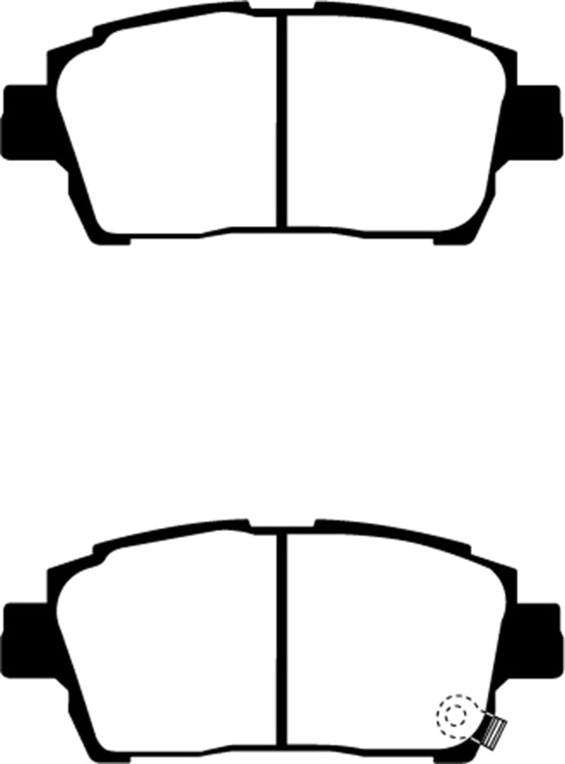 EBC 03-07 Scion XA 1.5 Yellowstuff Front Brake Pads