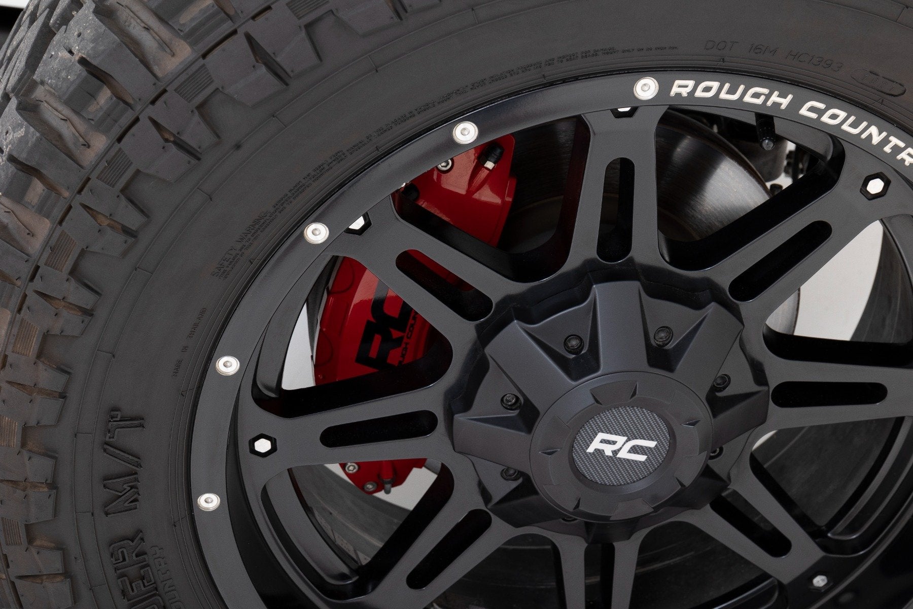 Caliper Covers | Rear | Red | Sport | Jeep Wrangler JL (21-24)/Wrangler Unlimited (18-25) 