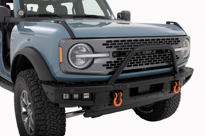 Safari Bar | 3.5" Round LED (Quad) | Black | Amber DRL | OE Modular Steel | Ford Bronco (21-24)