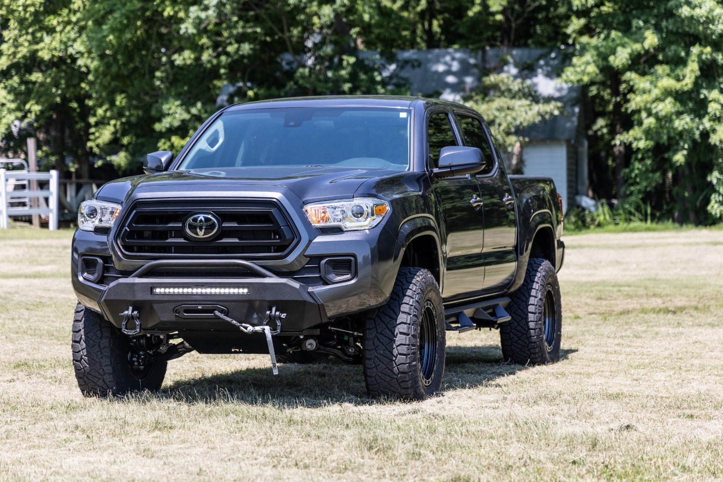 Front Bumper | Hybrid | 20" Blk DRL LED | Toyota Tacoma 2WD/4WD (2016-2023)