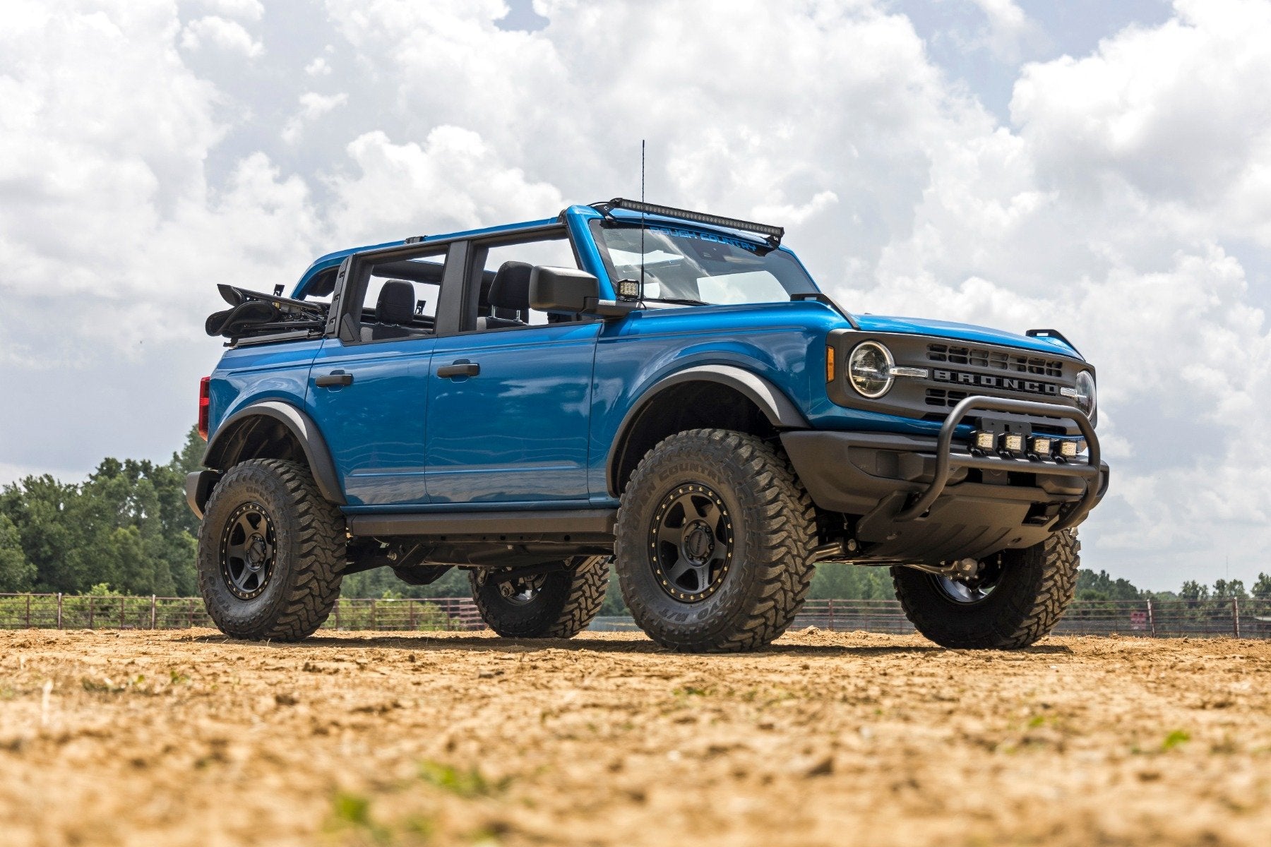Nudge Bar | 4 Inch Round Led (x4) | Ford Bronco 4WD (2021-2024)