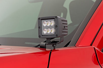 LED Light Kit | Ditch Mount | 2" Black Pair | Spot | Toyota Tacoma (2024)