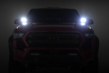 LED Light Kit | Ditch Mount | 2" Black Pair | Spot | Toyota Tacoma (2024)