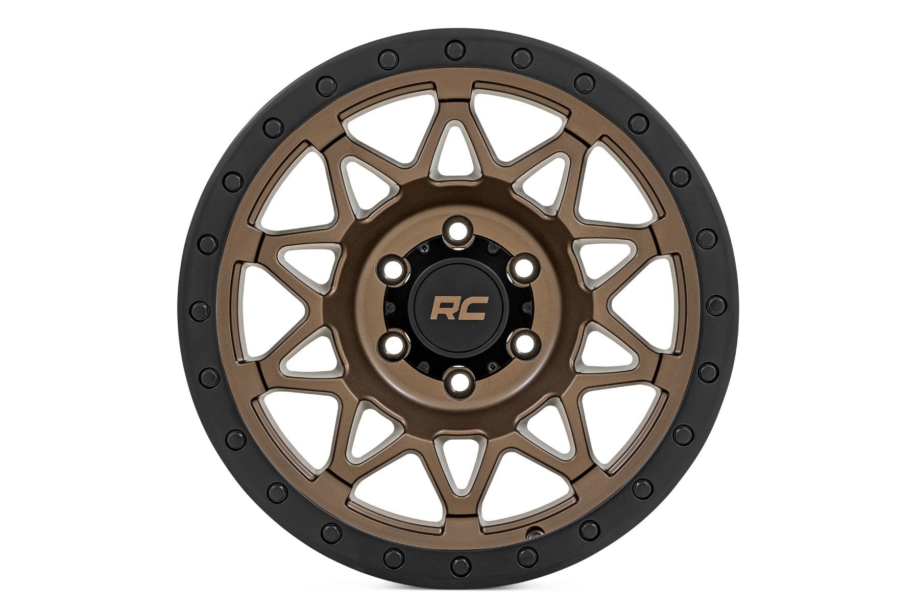 Rough Country 78 Series Wheel | Simulated Beadlock | Bronze/Black | 18x9 | 6x5.5 | +0mm