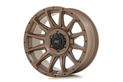 Rough Country 90 Series Wheel | One-Piece | Bronze | 20x10 | 5x5 | -19mm