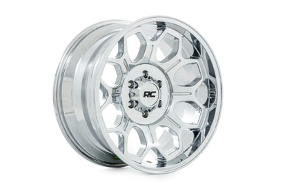 Rough Country 77 Series Wheel | One-Piece |Chrome | 22x12 | 8x170 | -44mm
