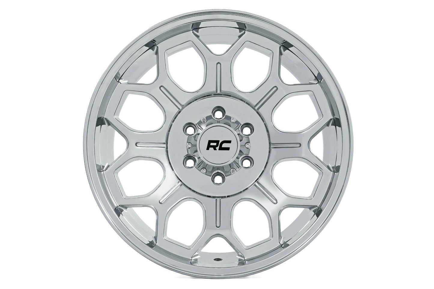 Rough Country 77 Series Wheel | One-Piece |Chrome | 22x12 | 6x135 | -44mm