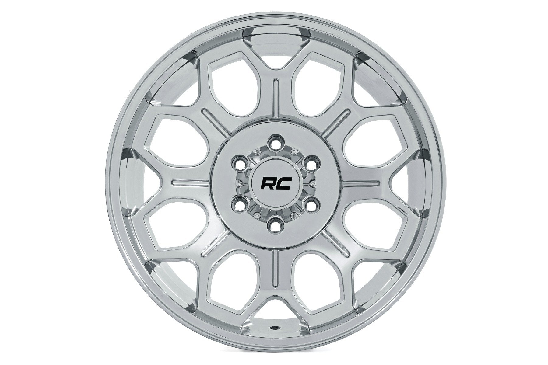 Rough Country 77 Series Wheel | One-Piece | Chrome | 20x9 | 6x5.5 | -12mm
