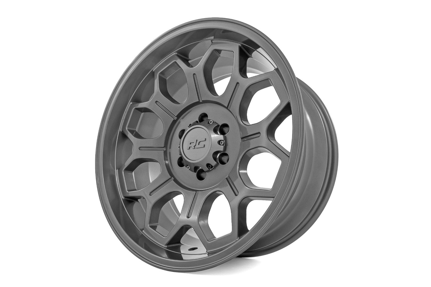 Rough Country 77 Series Wheel | One-Piece | Gunmetal Gray | 20x9 | 6x5.5 | 0mm