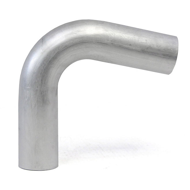 HPS 3 inch OD 100 Degree Bend 6061 Aluminum Elbow 16 Gauge w/ 3 inch CLR