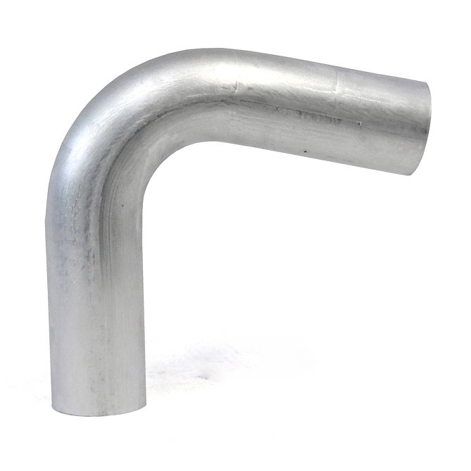HPS 4 inch OD 110 Degree Bend 6061 Aluminum Elbow 16 Gauge w/ 4 inch CLR