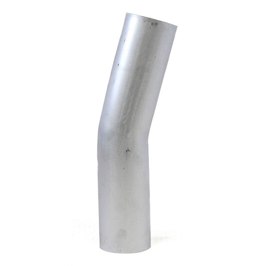 HPS 3 inch OD 15 Degree Bend 6061 Aluminum Elbow 16 Gauge w/ 4-3/4 inch CLR