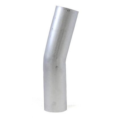 HPS 3.5 inch OD 15 Degree Bend 6061 Aluminum Elbow 16 Gauge w/ 5-5/8 inch CLR