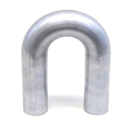HPS 1.25 inch OD 180 Degree U Bend 6061 Aluminum Elbow 16 Gauge w/ 2 inch CLR