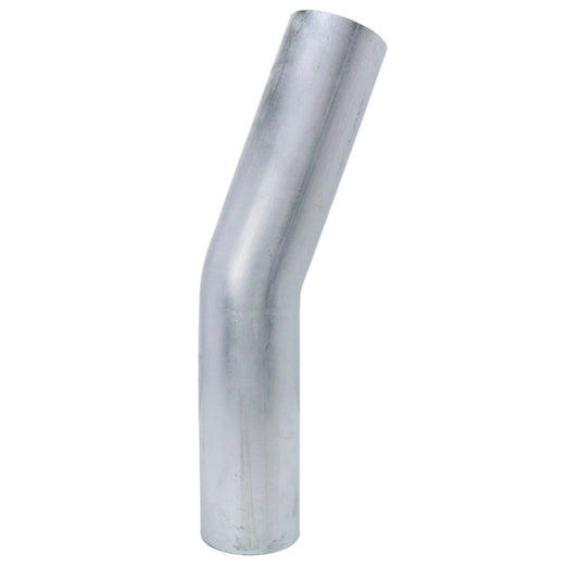 HPS 3 inch OD 20 Degree Bend 6061 Aluminum Elbow 16 Gauge w/ 3 inch CLR