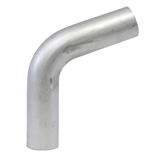HPS 4.5 inch OD 70 Degree Bend 6061 Aluminum Elbow 15 Gauge w/ 6 inch CLR