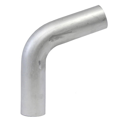 HPS 3.5 inch OD 70 Degree Bend 6061 Aluminum Elbow 16 Gauge w/ 5-5/8 inch CLR