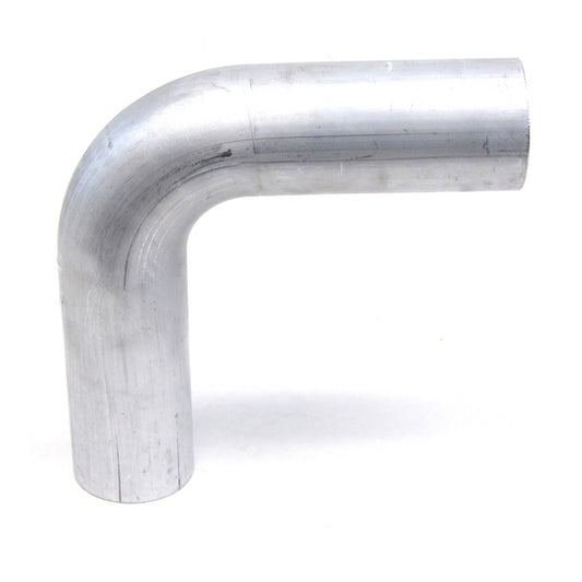 HPS 2.25 inch OD 90 Degree Bend 6061 Aluminum Elbow 16 Gauge w/ 3 inch CLR