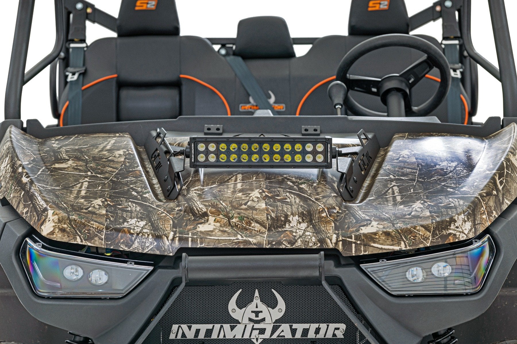 12" DRL LED Light Kit | Hood Mount | Dual Row | Intimidator GC1K/GC1K Crew 
