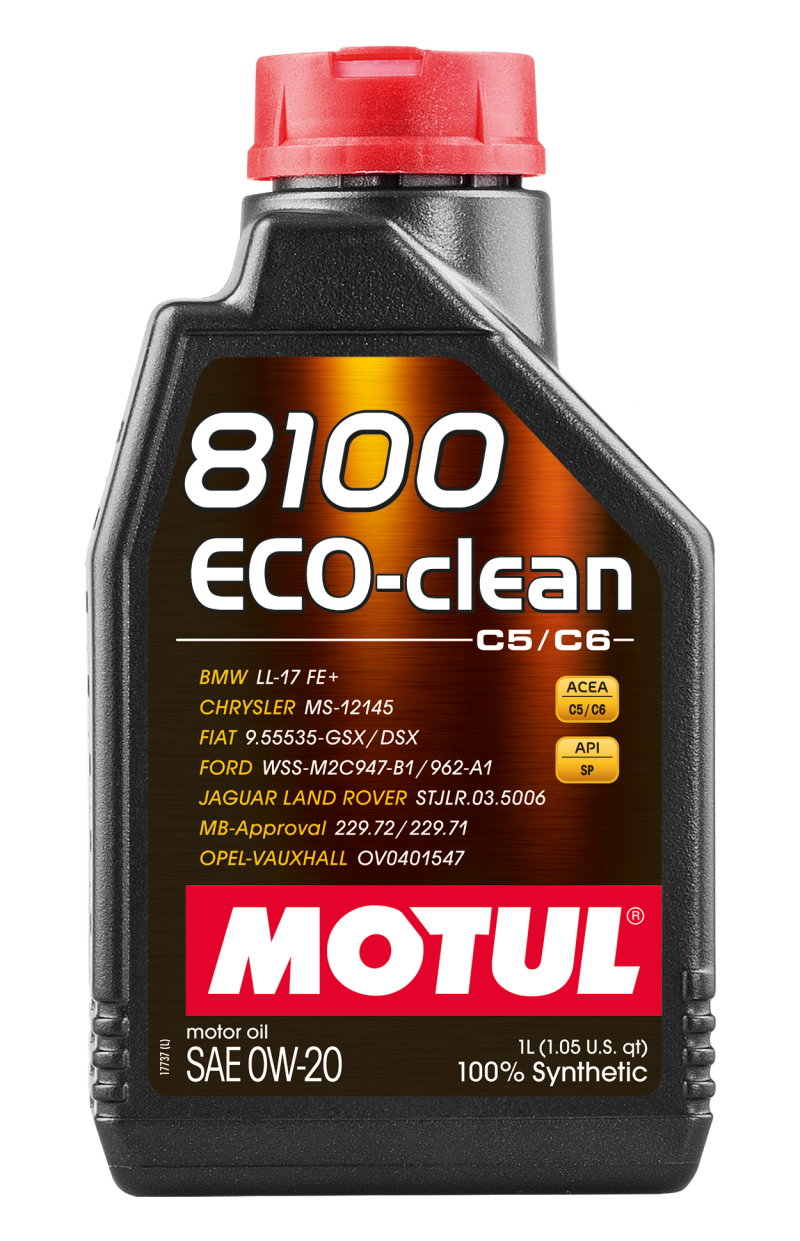 Motul 1L Synthetic Engine Oil 8100 Eco-Clean 0W20