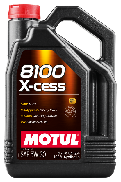 Motul Synthetic Engine Oil 8100 5W30 X-CESS 5L