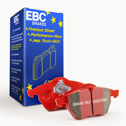 EBC 13+ Jaguar F-Type (Cast Iron Rotors Only) 3.0 Supercharged (340) Redstuff Rear Brake Pads