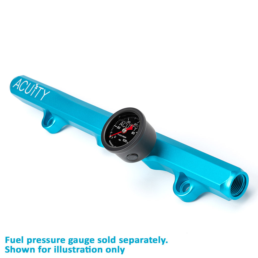 ACUITY Instruments K-Series Fuel Rail in Satin Teal Finish
