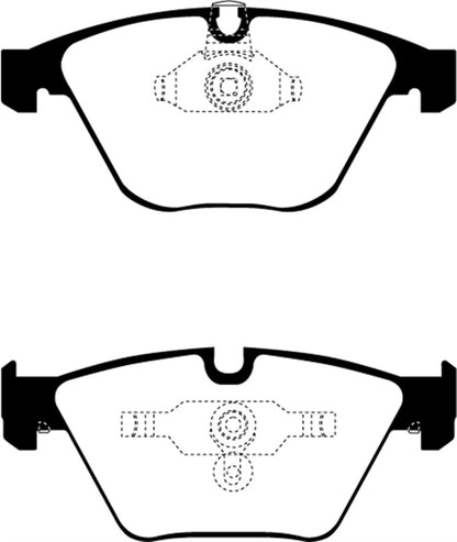 EBC 08-10 BMW M3 4.0 (E90) Redstuff Front Brake Pads