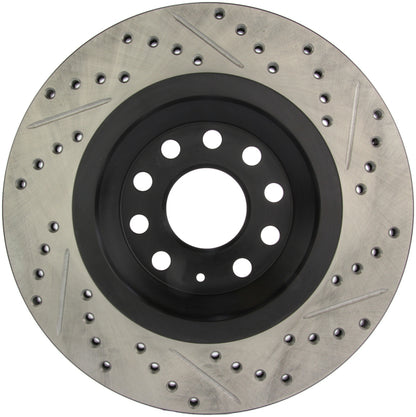 StopTech 09 VW Passat CC / 06-09 Passat Slotted & Drilled Right Rear Rotor