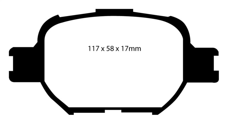 EBC 04-10 Scion TC 2.4 Redstuff Front Brake Pads