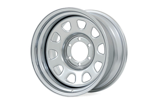 Steel Wheel | Chrome | 16x8 | 6x5.5 | 4.25 Bore | -12