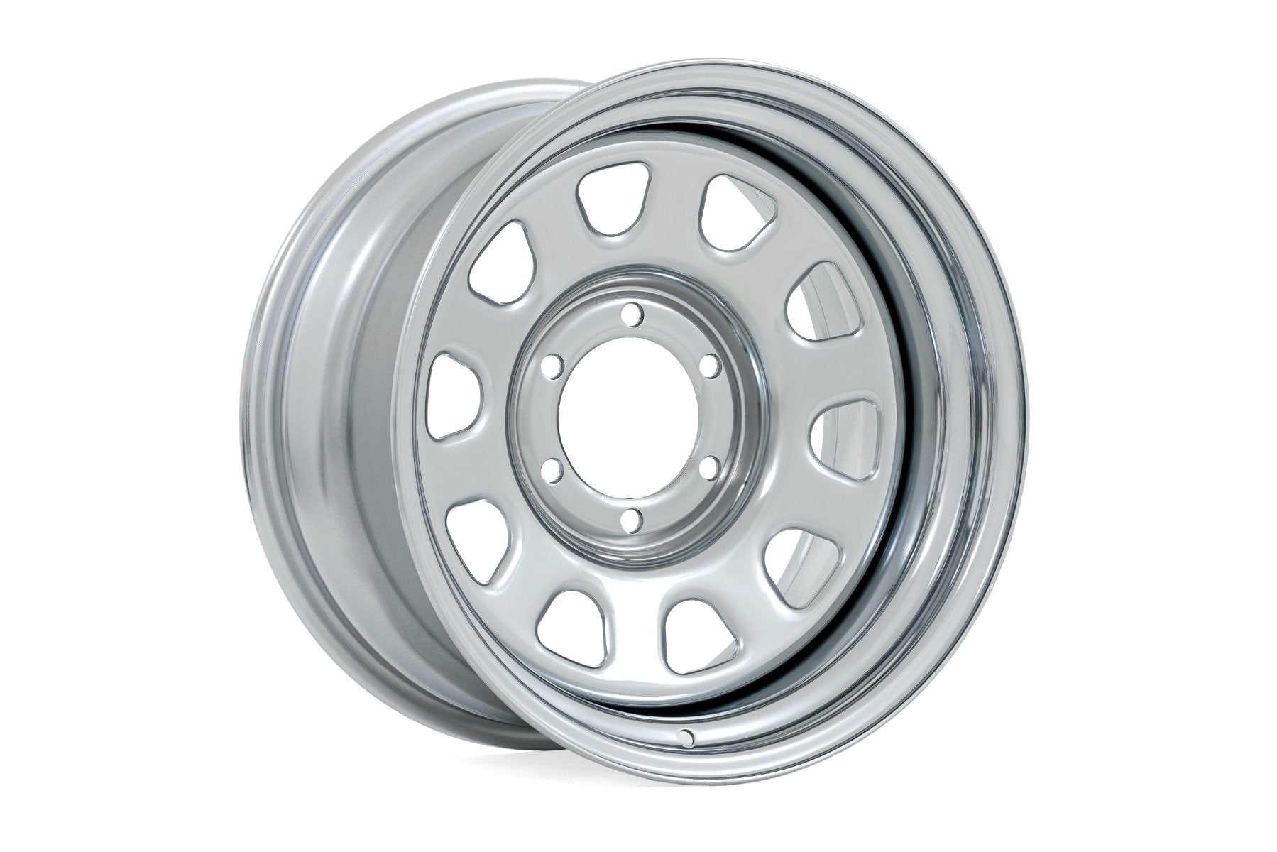 Steel Wheel | Chrome | 17x9 | 5x5 | 3.30 Bore | -12