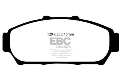 EBC 94-01 Acura Integra 1.8 Yellowstuff Front Brake Pads