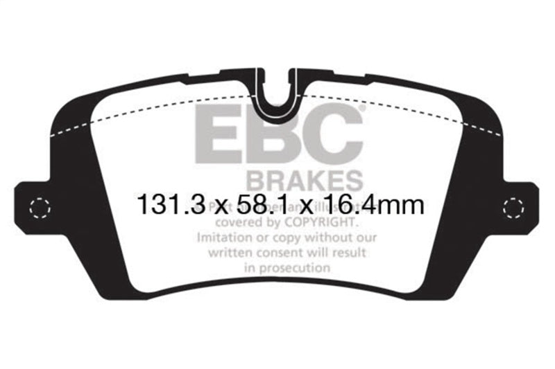 EBC 13+ Land Rover Range Rover 3.0 Supercharged Greenstuff Rear Brake Pads