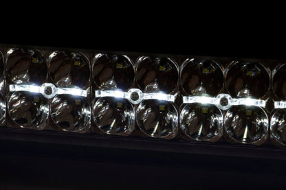 40 Inch Chrome Series LED Light Bar | Curved | Dual Row | Cool White DRL
