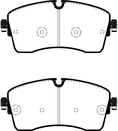 EBC 2018+ Jaguar E-Pace 2.0L Turbo (246) Yellowstuff Front Brake Pads