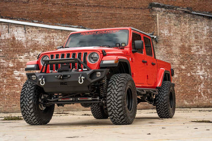 LED Light Kit | Quad | Cowl Mount | 2" Black | White DRL | Jeep Gladiator JT/Wrangler JL (18-24)