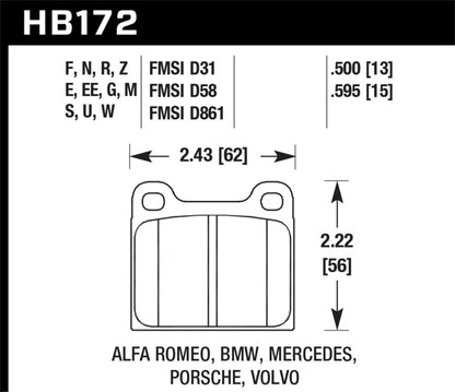 Hawk HPS Street Brake Pads