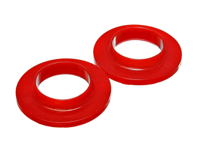 Energy Suspension Universal 2 1/8in ID 3 3/4in OD 3/4in H Red Coil Spring Isolators (2 per set)