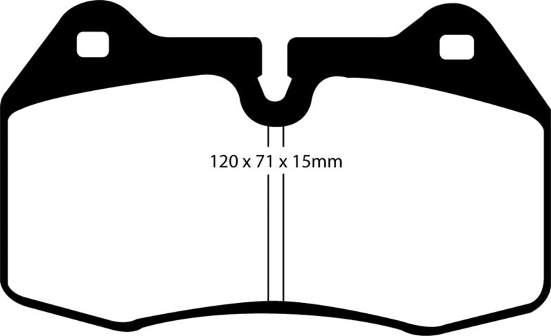 EBC 03-04 Infiniti G35 3.5 (Manual) (Brembo) Yellowstuff Front Brake Pads