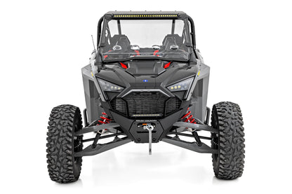 30" Single Row Light Mount | Front | Black Series | Polaris RZR Turbo R 4WD