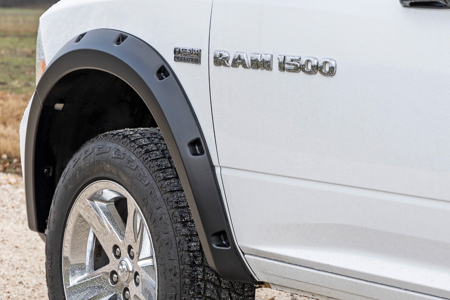 Pocket Fender Flares | PS2 Bright Silver Metallic | Ram 1500 2WD/4WD (2009-2018 & Classic)