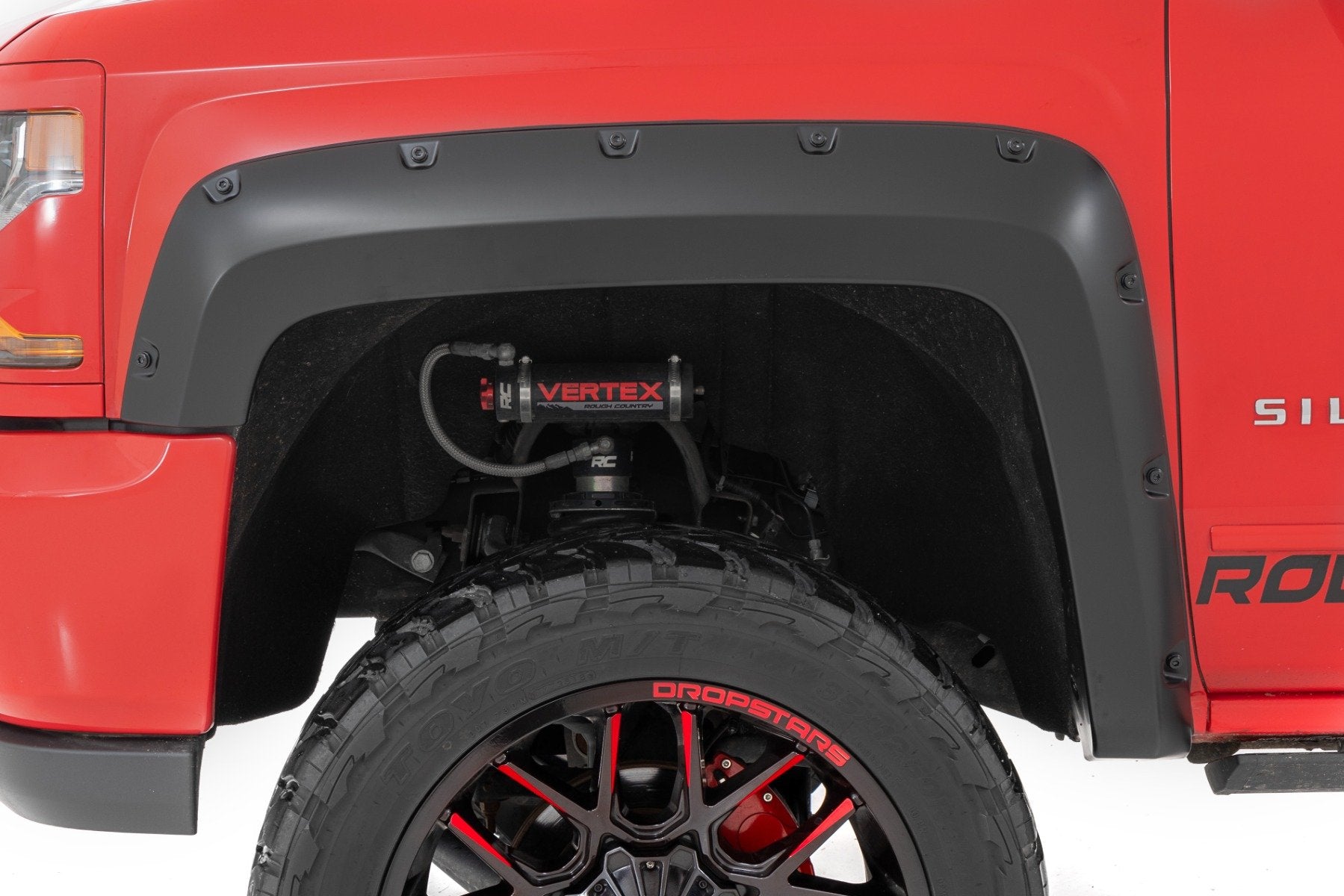 Pocket Fender Flares | 5'9" Bed | GXG Tungsten | Chevy Silverado 1500 (14-18 & Classic)