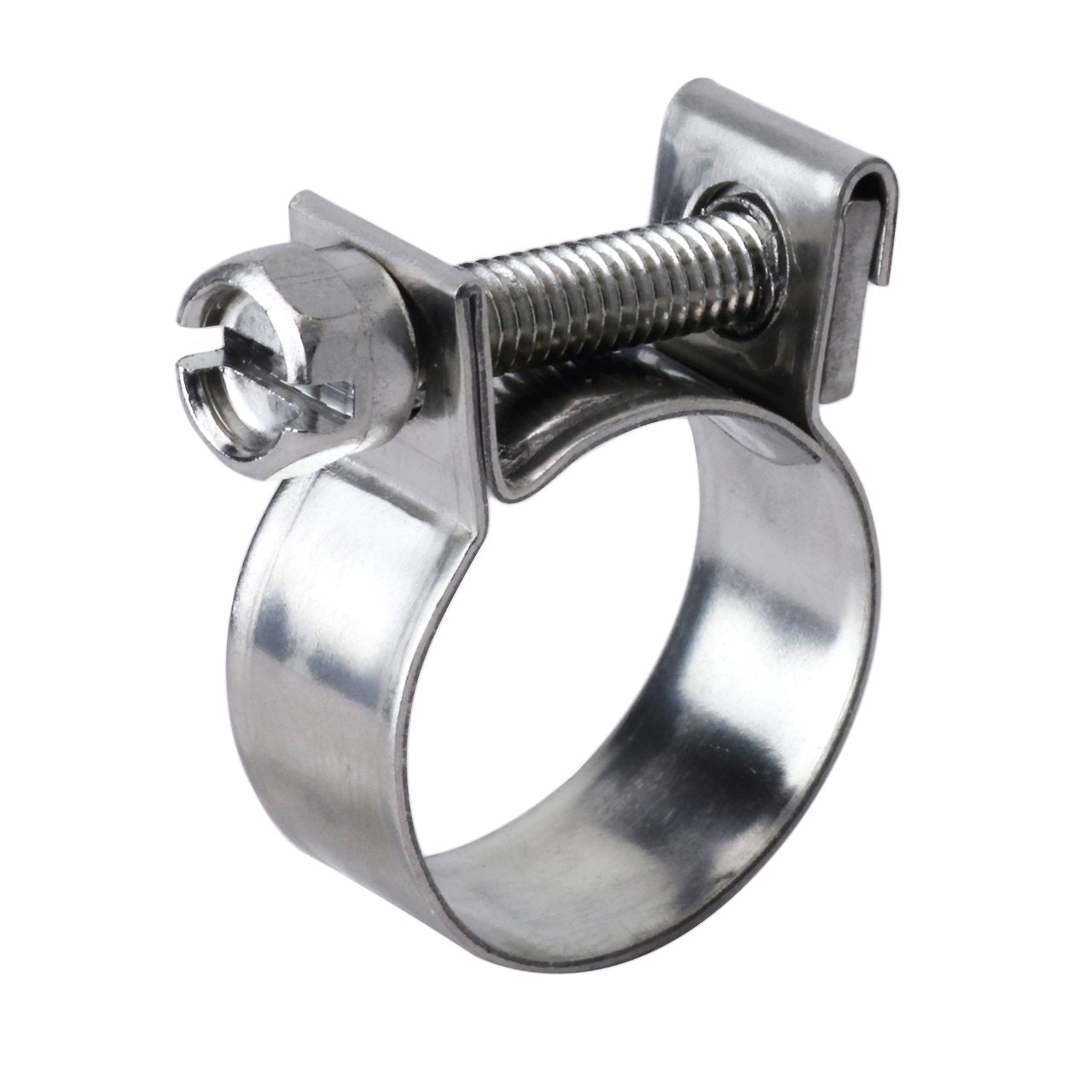 HPS Size # 13 Stainless Steel 1/4 inch Fuel Injection Hose Clamp Range 7/16 inch - 1/2 inch 11mm - 13mm