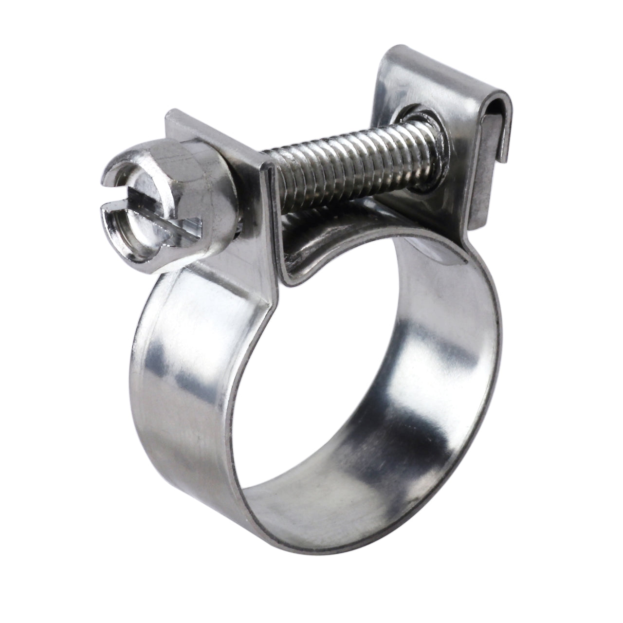 HPS #9 Stainless Steel Fuel Injection Hose Clamps, 10pcs Pack, 9/32" - 23/64" (7mm - 9mm)