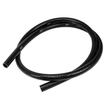HPS 5/8 inch 16mm FKM Lined Oil Resistant High Temperature Reinforced Silicone Hose Black