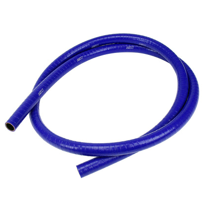 HPS 7/8 inch 22mm FKM Lined Oil Resistant High Temperature Reinforced Silicone Hose Blue